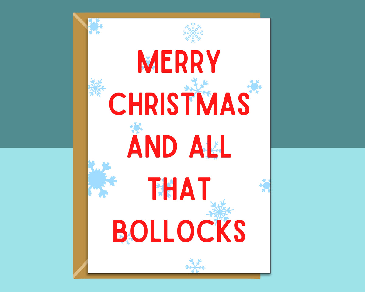 Funny Christmas Card - For Him or For Her - Rude