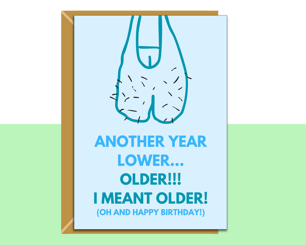 Funny Birthday Card for Him - Friend, Boyfriend, Husband