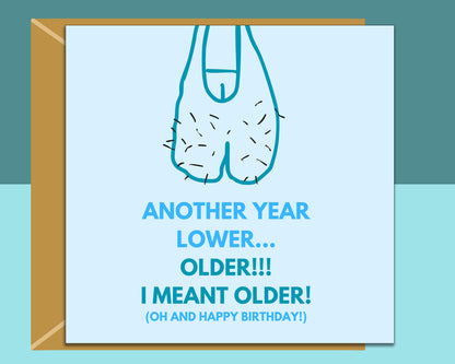 Funny Birthday Card for Him - Friend, Boyfriend, Husband