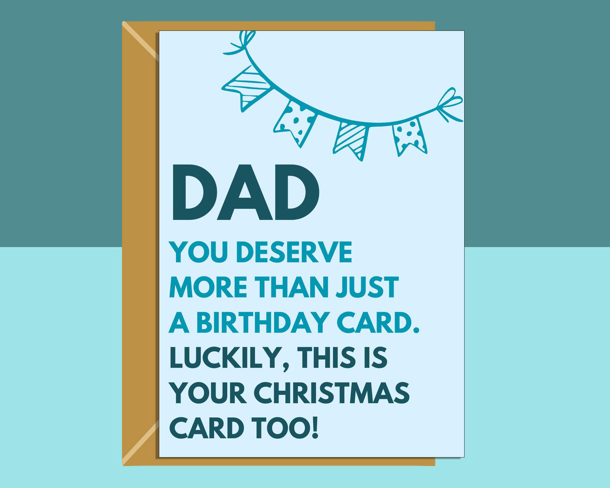 Funny Birthday Card for Dad