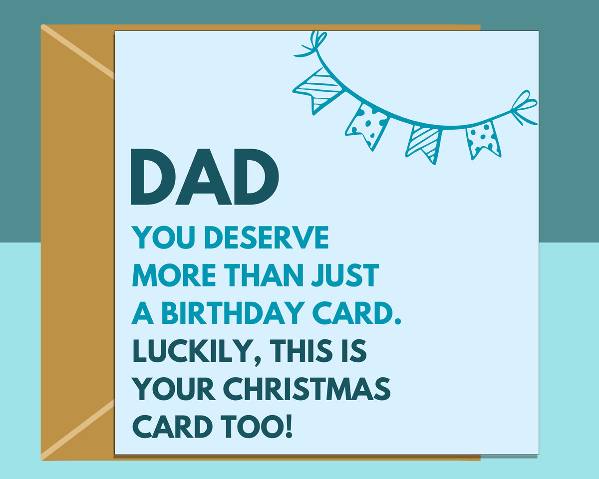 Funny Birthday Card for Dad