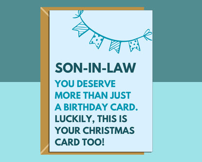 Funny Birthday Card for Son-in-Law