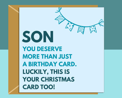 Funny Birthday Card for Son
